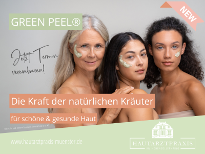 Green Peel Kräuterschälkur von Dr Schrammek in Münster in Ihrer Hautarztpraxis am Hohenzollernring