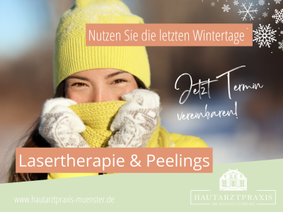 Foto   Lasertherapie und medizinische Peelings erfolgen am besten im Winter   Hautarzt in Münster