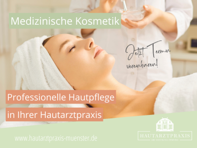 Foto   In unserer Hautarztpraxis am Hohenzollernring bieten wir Ihnen wohltuende medizinische Kosmetik in Münster mit einem breiten Spektrum an kosmetischen Behandlungen